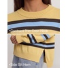 image:imageZESICA Oversized Sweaters for Women 2026 Fall Trendy Pullover TopsYellow Stripe