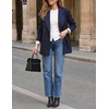 image:imageZESICA Women Fall Long Sleeve Slim Knit Lightweight Cardigan TopsWhite