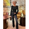 image:imageZESICA Womens Cute Tie Shoulder Going Out Y2K Tops Long Sleeve ShirtsBlack Dot