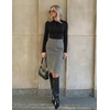image:imageZESICA Womens Fall Long Sleeve Twist Knot Business Casual TopsBlack