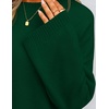 image:imageZESICA Womens Fall Winter Sweaters 2026 Lace Trim Pullover TopsDark Green