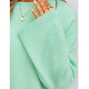 image:imageZESICA Womens Fall Winter Sweaters 2026 Lace Trim Pullover TopsMint