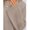 image:imageZESICA Womens Fall Winter Sweaters 2026 Lace Trim Pullover TopsOats