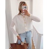 image:imageZESICA Womens Mesh Sheer Turtleneck Long Sleeve Going Out TopsWhite