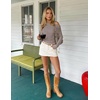 image:imageZESICA Womens Off Shoulder Fall Long Sleeve Y2k Cute Going Out TopsTaupe