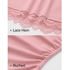 image:imageZESICA Womens Summer One Shoulder Short Sleeve Ruched Going Out TopsPink