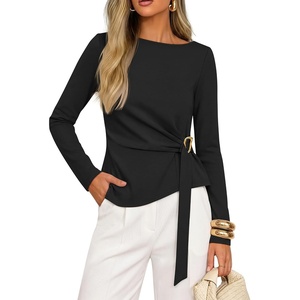 image:imageZESICA Womens Fall Long Sleeve Business Casual Tops Work BlouseBlack