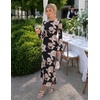 image:imageZESICA Women Fall Long Sleeve Wedding Guest Cocktail Midi DressBlack
