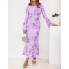 image:imageZESICA Women Fall Long Sleeve Wedding Guest Cocktail Midi DressPurple