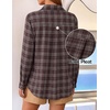 image:imageZESICA Women Long Sleeve Striped Business Casual Button Shirts Work TopsWine