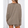 image:imageZESICA Womens 2 Piece Striped Short Sets Fall Lounge OutfitApricot
