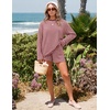 image:imageZESICA Womens 2 Piece Striped Short Sets Fall Lounge OutfitPink