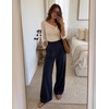 image:imageZESICA Womens 34 Sleeve Asymmetrical Fall Shirts Ruched Going Out TopsSand