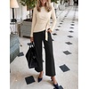 image:imageZESICA Womens Fall 2 Piece Dressy Pant Sets Work Office OutfitsApricot