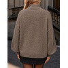 image:imageZESICA Womens Fall Winter Long Sleeve Turtleneck Oversized SweatersHeather Taupe