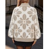 image:imageZESICA Womens Fall Winter Long Sleeve Turtleneck Oversized SweatersLatte Khaki
