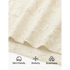 image:imageZESICA Womens Lace Mesh Sheer See Through Long Sleeve TopsApricot