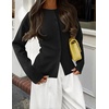 image:imageZESICA Womens Lightweight Fitted Cardigan Sweaters 2026 Fall OutfitsBlack