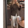 image:imageZESICA Womens Lightweight Fitted Cardigan Sweaters 2026 Fall OutfitsBrown
