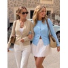 image:imageZESICA Womens Lightweight Fitted Cardigan Sweaters 2026 Fall OutfitsLightblue