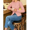 image:imageZESICA Womens Lightweight Fitted Cardigan Sweaters 2026 Fall OutfitsPink