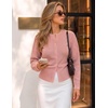 image:imageZESICA Womens Lightweight Fitted Cardigan Sweaters 2026 Fall OutfitsPink