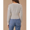 image:imageZESICA Womens Long Sleeve Fitted Waist Knit Cardigan SweatersIvory