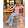 image:imageZESICA Womens Long Sleeve Fitted Waist Knit Cardigan SweatersPink