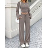 image:imageZESICA Womens Two Piece Outfits 2026 Fall Matching Lounge Sets with PocketMocha