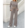 image:imageZESICA Womens Two Piece Outfits 2026 Fall Matching Lounge Sets with PocketMocha