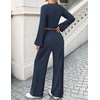 image:imageZESICA Womens Two Piece Outfits 2026 Fall Matching Lounge Sets with PocketNavy