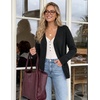 image:imageZESICA Womens Wool Blend Lightweight Cardigan Sweaters 2026 Fall OutfitsBlack