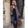 image:imageZESICA Womens Wool Blend Lightweight Cardigan Sweaters 2026 Fall OutfitsBlack