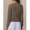 image:imageZESICA Womens Wool Blend Lightweight Cardigan Sweaters 2026 Fall OutfitsBrown