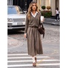image:imageZESICA Womens Wool Blend Lightweight Cardigan Sweaters 2026 Fall OutfitsBrown