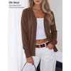 image:imageZESICA Womens Wool Blend Lightweight Cardigan Sweaters 2026 Fall OutfitsCoffee