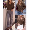 image:imageZESICA Womens Wool Blend Lightweight Cardigan Sweaters 2026 Fall OutfitsCoffee