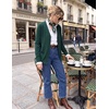 image:imageZESICA Womens Wool Blend Lightweight Cardigan Sweaters 2026 Fall OutfitsDarkgreen