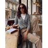 image:imageZESICA Womens Wool Blend Lightweight Cardigan Sweaters 2026 Fall OutfitsGray