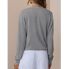 image:imageZESICA Womens Wool Blend Lightweight Cardigan Sweaters 2026 Fall OutfitsGray