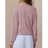 image:imageZESICA Womens Wool Blend Lightweight Cardigan Sweaters 2026 Fall OutfitsGreypink