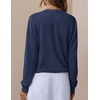image:imageZESICA Womens Wool Blend Lightweight Cardigan Sweaters 2026 Fall OutfitsNavy