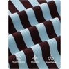 image:imageZESICA Womens Striped Fall Long Sleeve Cute Shirt Dressy Work Going Out TopCoffee Brown