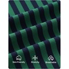 image:imageZESICA Womens Striped Fall Long Sleeve Cute Shirt Dressy Work Going Out TopGreen Navy