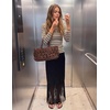 image:imageZESICA Womens Striped Fall Long Sleeve Cute Shirt Dressy Work Going Out TopKhaki