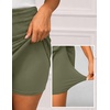 image:imageZESICA Womens Faux Suede Wrap Mini Skirt Fall High Waist Bodycon SkortArmy Green
