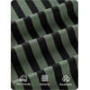 image:imageZESICA Womens Striped Oversized Fall Long Sleeve TShirts Y2K Going Out TopBlackish Green