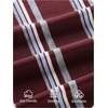image:imageZESICA Womens Striped Oversized Fall Long Sleeve TShirts Y2K Going Out TopBurgundy Red