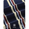 image:imageZESICA Womens Striped Oversized Fall Long Sleeve TShirts Y2K Going Out TopDark Navy