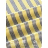 image:imageZESICA Womens Striped Oversized Fall Long Sleeve TShirts Y2K Going Out TopYellow Stripe